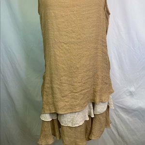 Linen Look Tank Tunic